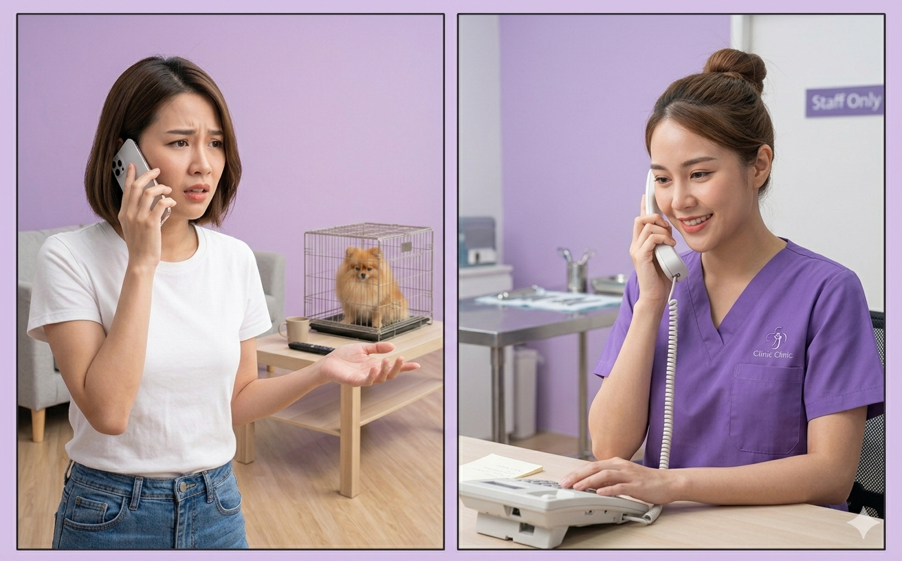 โทรหาโรงพยาบาลสัตว์